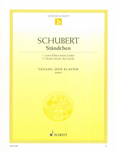 F. Schubert: Ständchen D 957/4 / D 889 , GesMKlav
