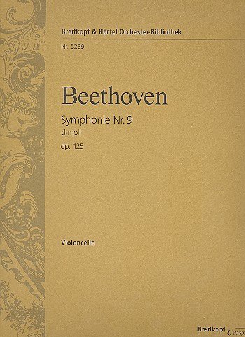 L. v. Beethoven: Symphonie Nr. 9 d-Moll op, 4GesGchOrch (Vc)