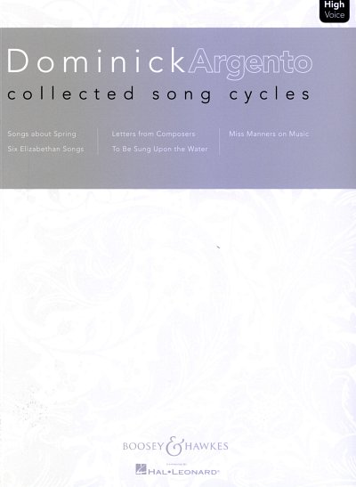 D. Argento: Collected Song Cycles, GesHKlav
