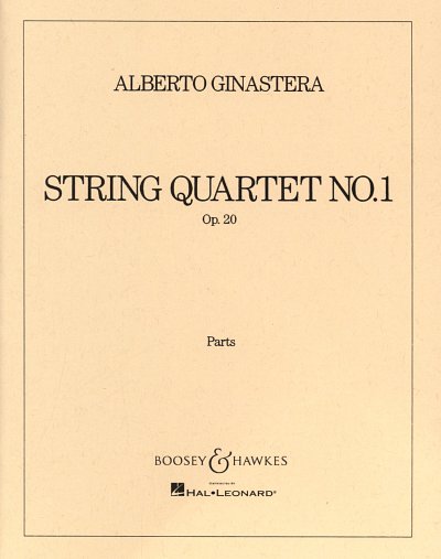 A. Ginastera: Streichquartett Nr. 1 op. 20, 2VlVaVc (Stsatz)