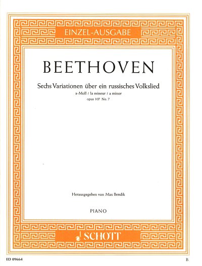 L. van Beethoven: Sechs Variationen op. 107/7