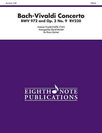 A. Vivaldi: Bach-Vivaldi Concerto, 5Blech (Pa+St)