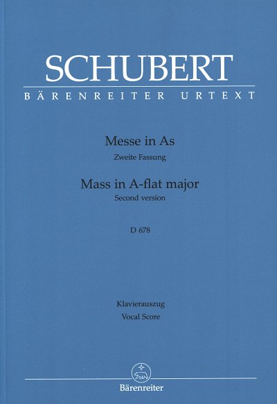 F. Schubert: Messe in As D 678, 4GesGchOrchO (KA)