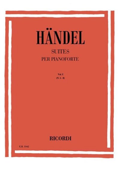 G.F. Händel: Suites Per Clavicembalo, Klav