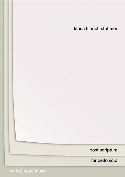 K.H. Stahmer: post scriptum, Vc