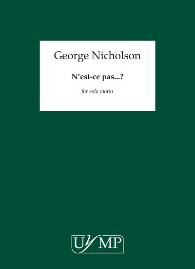 G. Nicholson: N'est-ce pas??, Viol