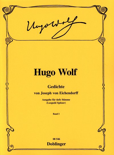 H. Wolf: Gedichte nach Eichendorff 1 - tiefe Stim, GesTiKlav