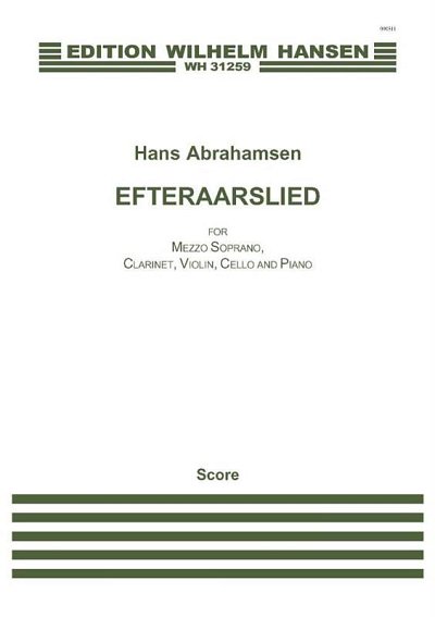 H. Abrahamsen: Efteraarslied / Herbstlied, Kamens (Part.)