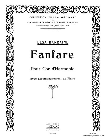 E. Barraine: Fanfare, HrnKlav (KlavpaSt)