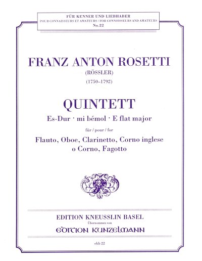 A. Rosetti: Quintett Es-Dur Murray B6 (Stsatz)