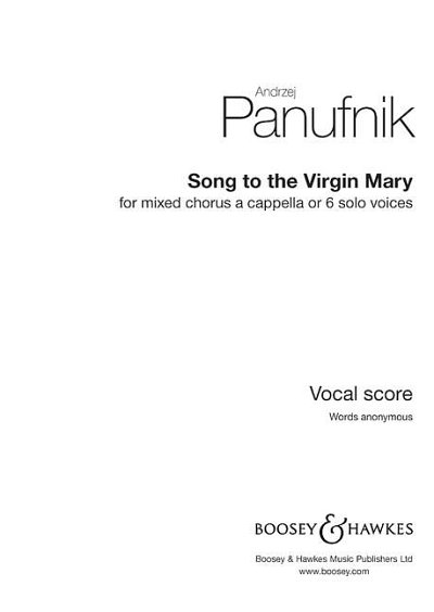 A. Panufnik: Song to the Virgin Mary (Part.)
