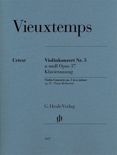 H. Vieuxtemps: Violinkonzert Nr. 5 a-Moll op, VlKlav (KA+St)
