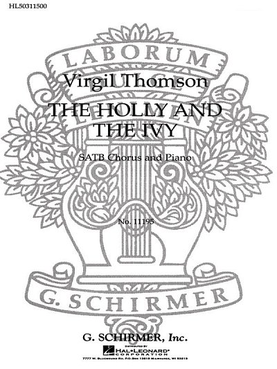 V. Thomson: The Holly and the Ivy, GchKlav (Chpa)
