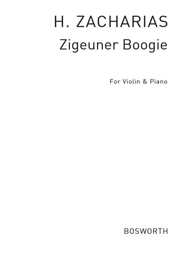 H. Zacharias: Zigeuner-Boogie, VlKlav (KlavpaSt)