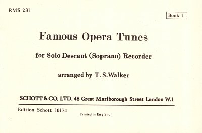 M.W.A./.R.G. Antonio: Famous Opera Tunes Vol. 1, SBlf