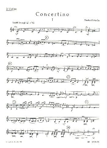 E. Werdin: Concertino  (Vl2)