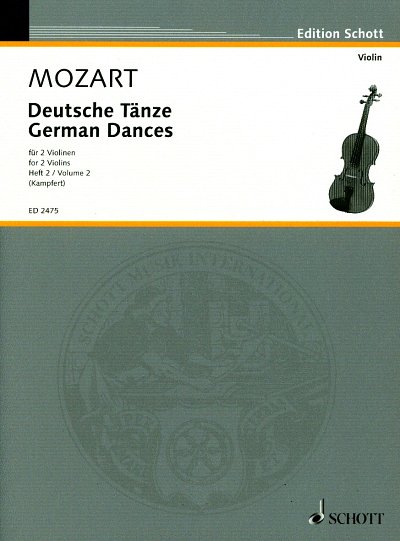W.A. Mozart: Deutsche Tänze Band 2
