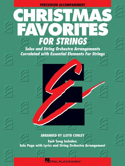 Essential Elements Christmas Favorites for Strings (Perc)
