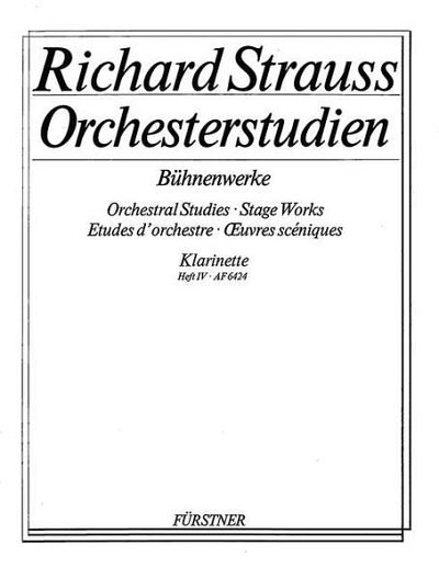 Orchestral Studies: Klarinette Band 4 (Bu)