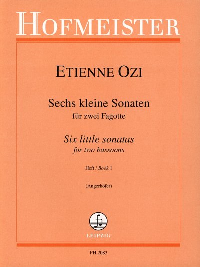 6 kleine Sonaten Band 1 (Nr.1-3), 2Fag