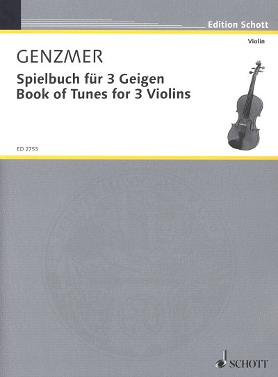 H. Genzmer: Spielbuch für 3 Geigen GeWV 312 , 3Vl (Sppa)