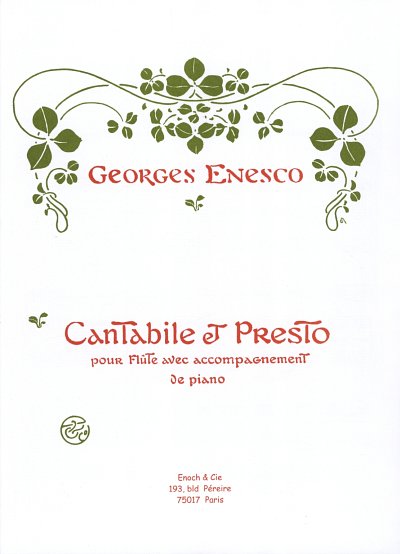 G. Enescu: Cantabile et Presto, FlKlav (KlavpaSt)