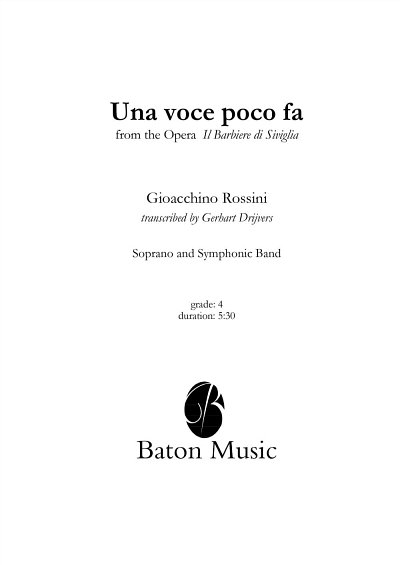 G. Rossini: Una Voce Poco Fa (Pa+St)