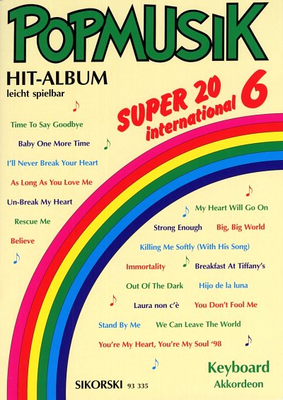 International 6 Hit-Album Super 20 / Sehr leicht spielbar