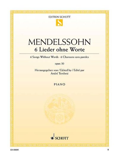 DL: F. Mendelssohn Barth: 6 Lieder ohne Worte, Klav