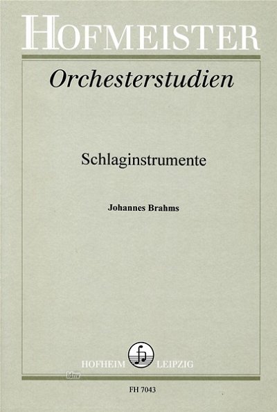 J. Brahms: Orchesterstudien für Schlaginstrumente: , Pk/Schl