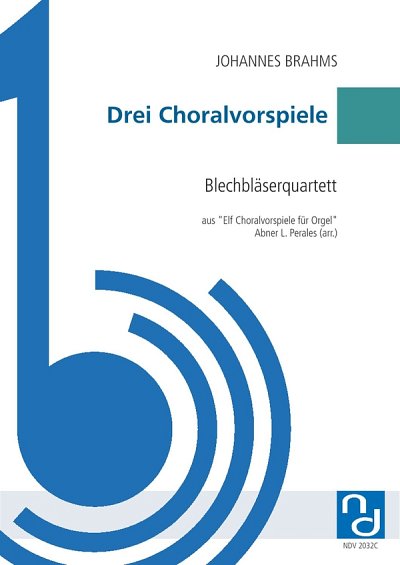 J. Brahms: Drei Choralvorspiele, TrpHrnPosTb (Pa+St)