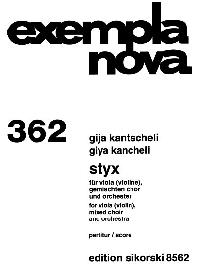 Kantscheli Gija: Styx Exempla Nova 362