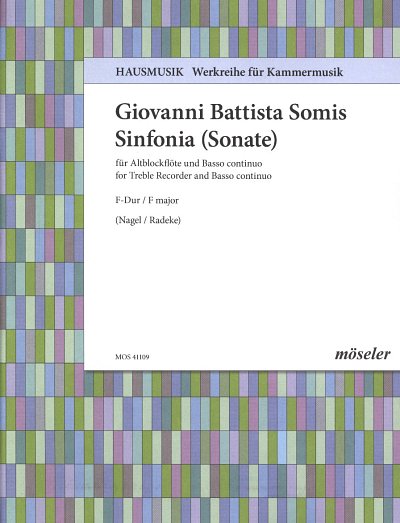 Somis Giovanni Battista: Sinfonia (Sonate) F-Dur