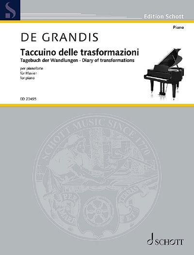 R. de Grandis: Diary of transformations, in form of a chaconne