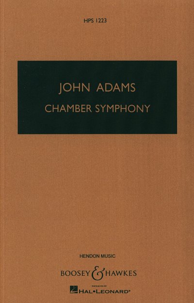 J. Adams: Chamber Symphony, Sinfo (Stp)