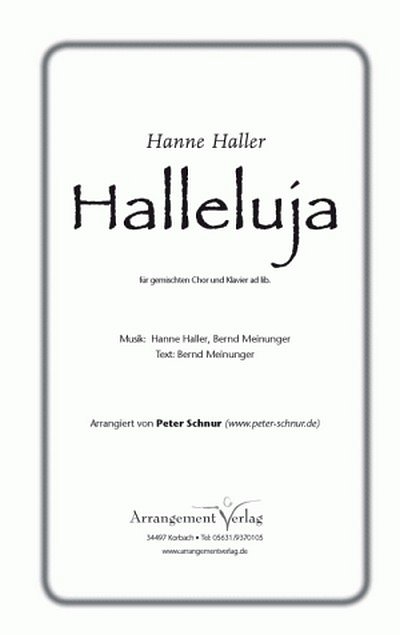 Hanne Haller, Bernd Meinunger Halleluja (vierstimmi, GchKlav