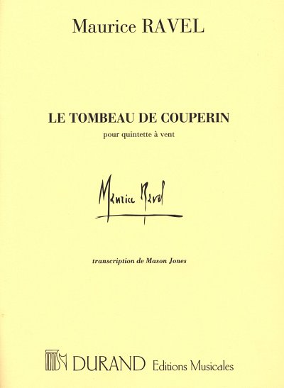 M. Ravel: Le Tombeau de Couperin, FlObKlHrFg (Part.)