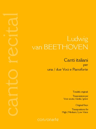L. van Beethoven: Canti Italiani