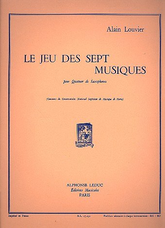 Le Jeu des Sept Musiques, 4Sax (Part.)