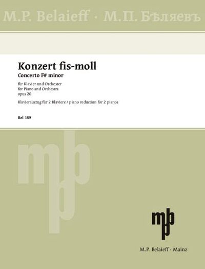 A. Skrjabin et al.: Piano Concerto F# minor