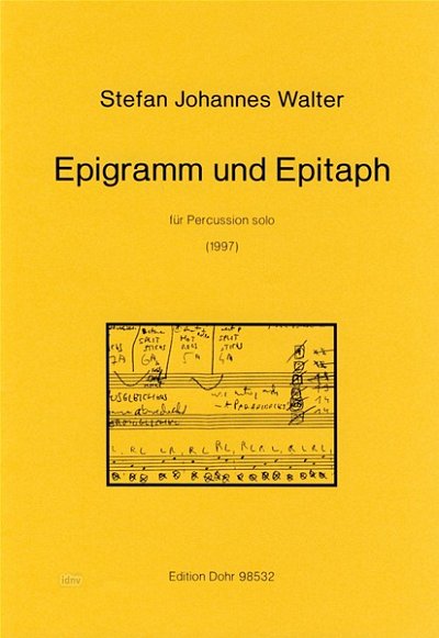 W.S. Johannes: Epigramm und Epitaph (Part.)