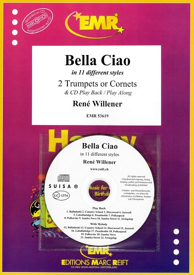 R. Willener: Bella Ciao, 2Trp/Hrn (+CD)