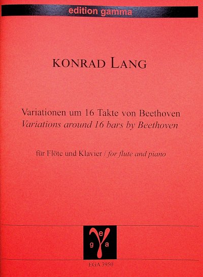 K. Lang: Variationen um 16 Takte von Beet, FlKlav (KlavpaSt)