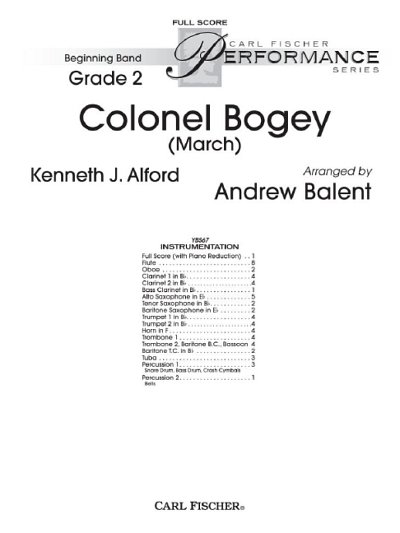 A. Ricketts, Frederick Joseph: Colonel Bogey (March)