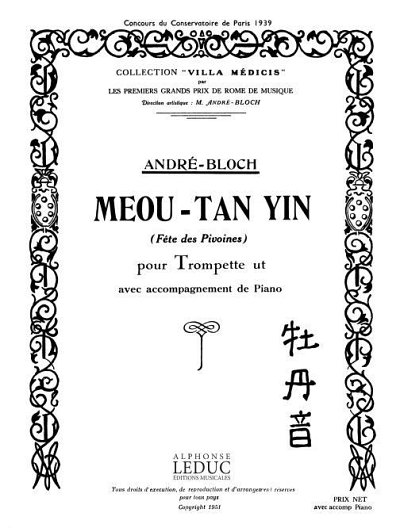 A. Bloch: Meou Tan Yin, TrpKlav (KA+St)