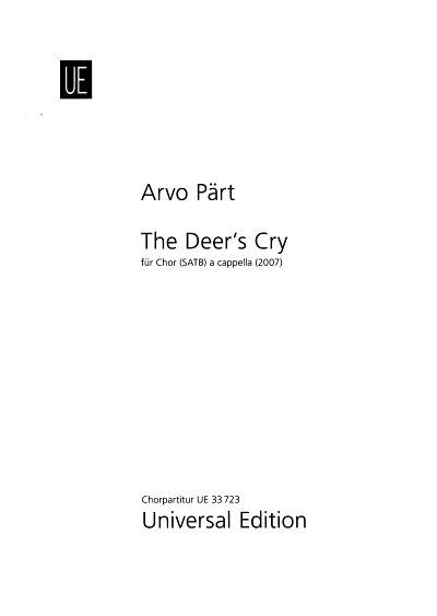 A. Paert: The Deer's Cry, GCh4 (Chpa)