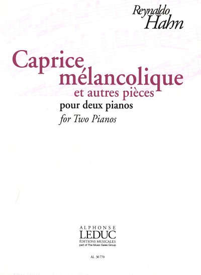 R. Hahn: Caprice mélancolique et autres pièces, 2Klav