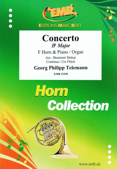 DL: G.P. Telemann: Concerto Bb Major, HrnOrg/Klav