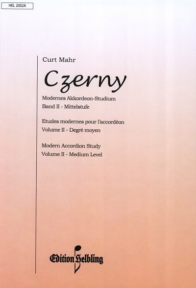 C. Czerny: Modernes Akkordeon Studium 2, Akk
