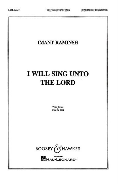 I will sing unto the Lord (KA)